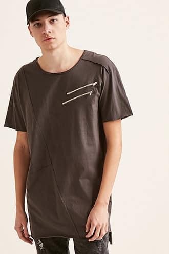 Forever21 Soulstar Zippered Tee