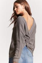 Forever21 Twisted-hem Sweater