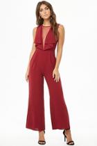 Forever21 Illusion V-neck Jumpsuit