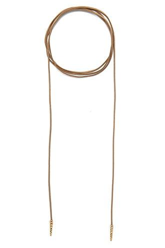 Forever21 Faux Suede Wrap Choker