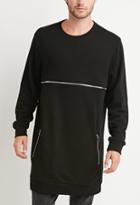 21 Men Zippered French Terry Sweatshirt