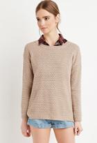Forever21 Textured Knit Sweater (tan)