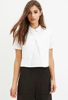 Forever21 Layered Boxy Collared Top