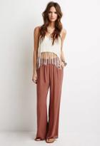 Forever21 Crinkled Palazzo Pants