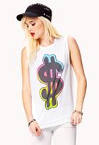Forever21 Dollar Sign Muscle Tee