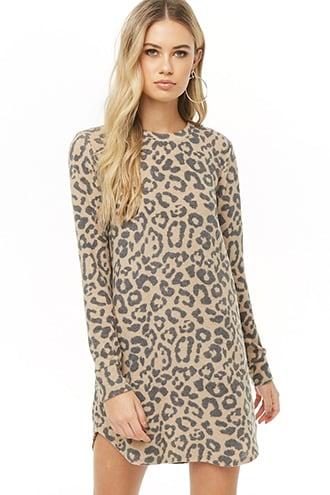 Forever21 Leopard Print Mini Dress