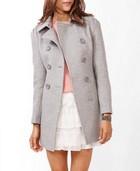 Wool-blend Pea Coat