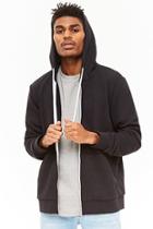 Forever21 French Terry Zip-up Hoodie