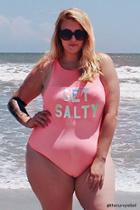 Forever21 Plus Size Get Salty Swimsuit