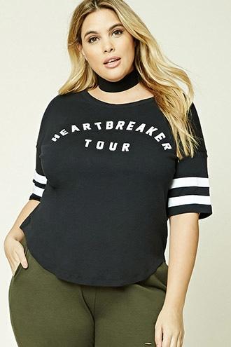 Forever21 Plus Size Heartbreaker Tour Tee