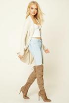 Forever21 Women's  Marled Shawl Collar Cardigan