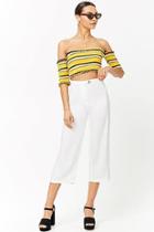 Forever21 High-waist Cropped Pants