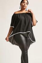 Forever21 Plus Size Off-the-shoulder High-low Top
