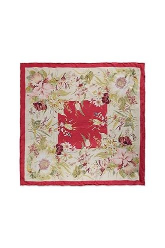 Forever21 Repurposed Floral Silk Scarf