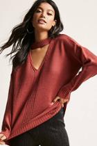 Forever21 V-cutout Sweater