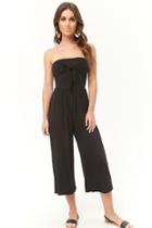 Forever21 Strapless Tie-front Jumpsuit