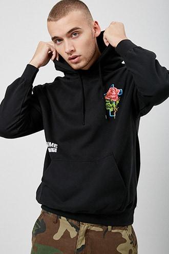 Forever21 Civil Regime Graphic Hoodie