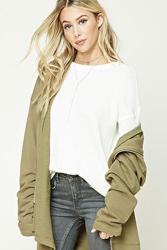 Forever21 Oversized Ribbed Knit Sweater