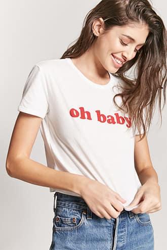 Forever21 Oh Baby Graphic Tee