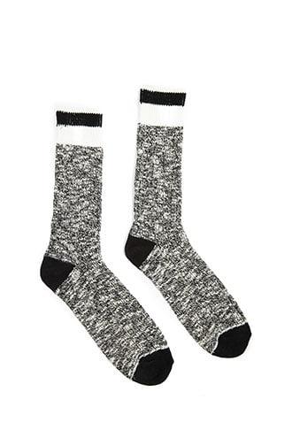 Forever21 Men Marled Crew Socks