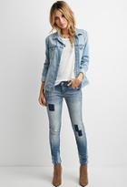 Forever21 Distressed Low-rise Skinny Jeans