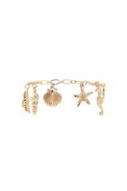 Forever21 Sea Life Charm Chain Bracelet