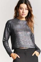 Forever21 Iridescent Metallic Sweater