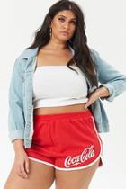 Forever21 Plus Size Coca-cola Dolphin Shorts
