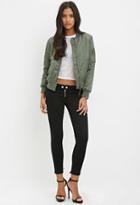 Forever21 Lace-up Back Jeans