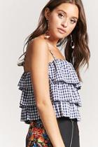 Forever21 Gingham Cami Crop Top