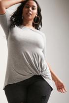 Forever21 Plus Size Twist-hem Top