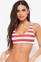 Forever21 Striped Bikini Top