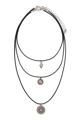 Forever21 Medallion Choker Set