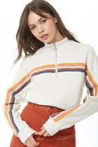 Forever21 French Terry Striped Pullover