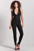 Forever21 Ribbed Knit Jumpsuit