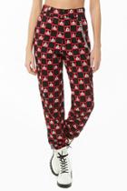 Forever21 Mickey Mouse Checkered Joggers