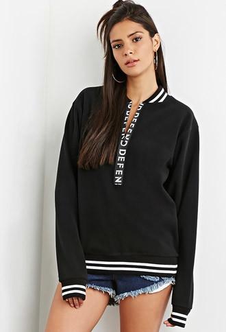 Forever21 Defend Paris Fleece Sweatshirt