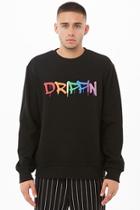 Forever21 Drippin Graphic Fleece Sweatshirt