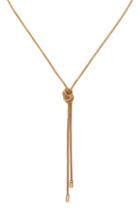 Forever21 Gold Knotted Chain Necklace