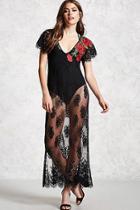 Forever21 Contemporary Lace Maxi Dress