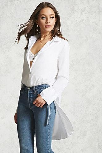 Forever21 Self-tie High-low Tunic