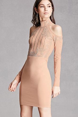 Forever21 Kikiriki Open-shoulder Dress