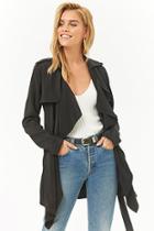 Forever21 Draped Front Wrap Coat