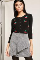 Forever21 Cherry Graphic Cardigan