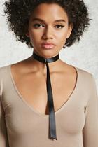 Forever21 Loop Tie Ribbon Drop Choker