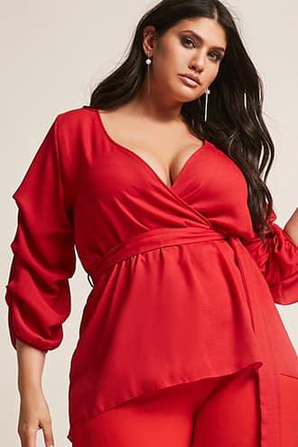 Forever21 Plus Size Pickup Sleeve Tunic