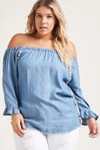 Forever21 Love 8 Chambray Top