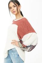 Forever21 Colorblock Poncho Top