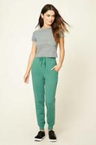 Forever21 Women's  Peacock French Terry Knit Sweatpants