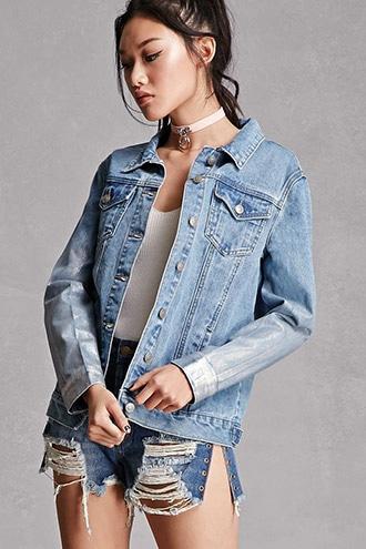 Forever21 Pixie And Diamond Denim Jacket